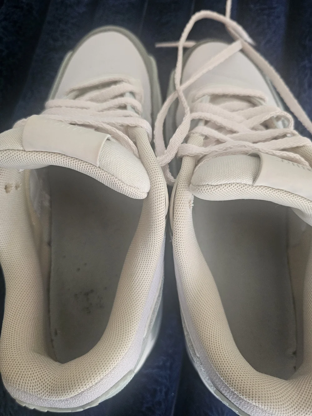 Nike Women’s Platform Sneakers in Beige, Cream, and Pale Green